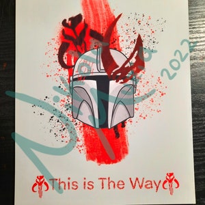 This is the way Din Djarin Print