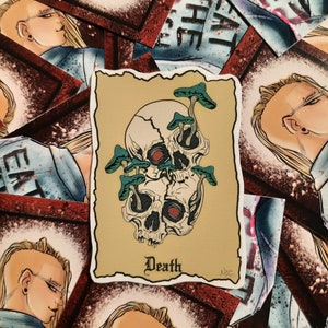 Todeskarte Sticker