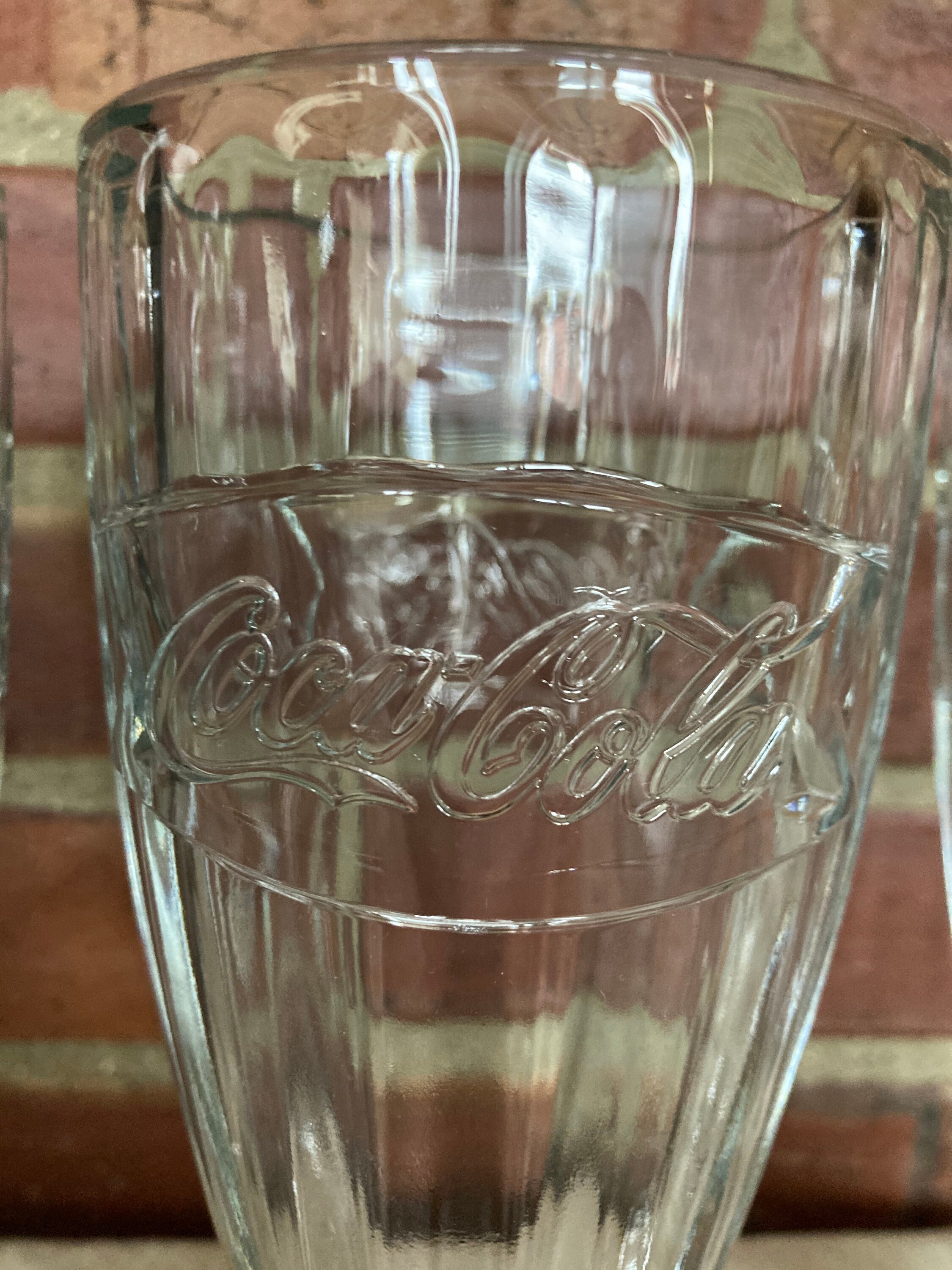 VINTAGE COCACOLA Footed Glasses set of 4 Holds 16 Oz of Etsy