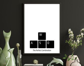 Gaming Poster, Gamer gift, Gaming Prints, Boyfriend Gift, Gamer Print, Gaming Gifts, Boys Bedroom Decor, Girl Gamer Gift, Funny Gift
