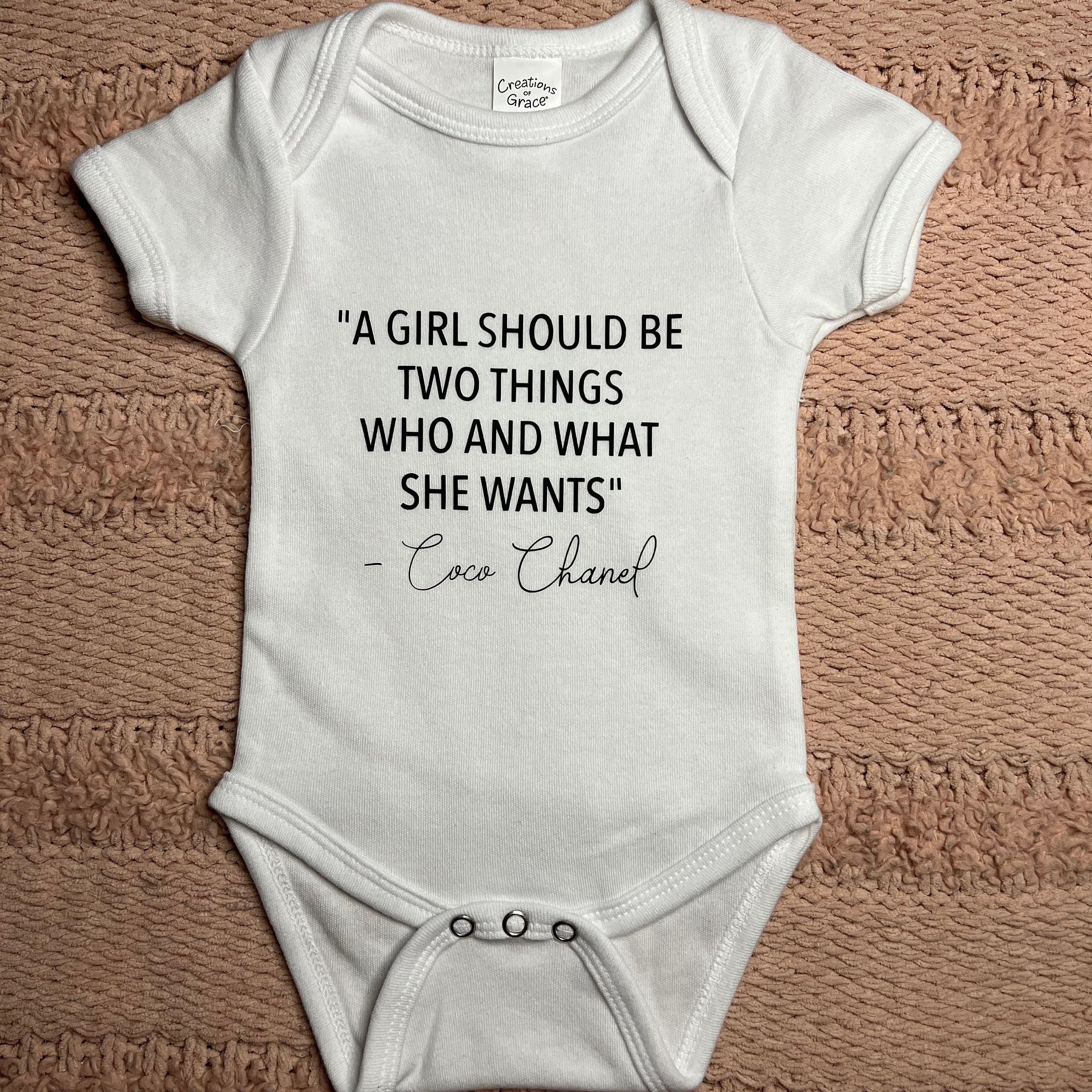 Chanel Onesies - Etsy Chanel Onesies - Etsy