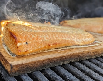 Thick Cedar Grilling Planks: BBQ Cooking, Smoky Flavor (4-Pack)