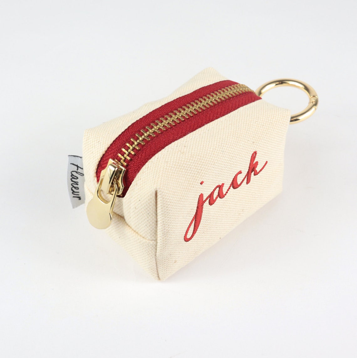 Personalized Poop Bag Holder Custom Zipper Poop Bag Holder Etsy