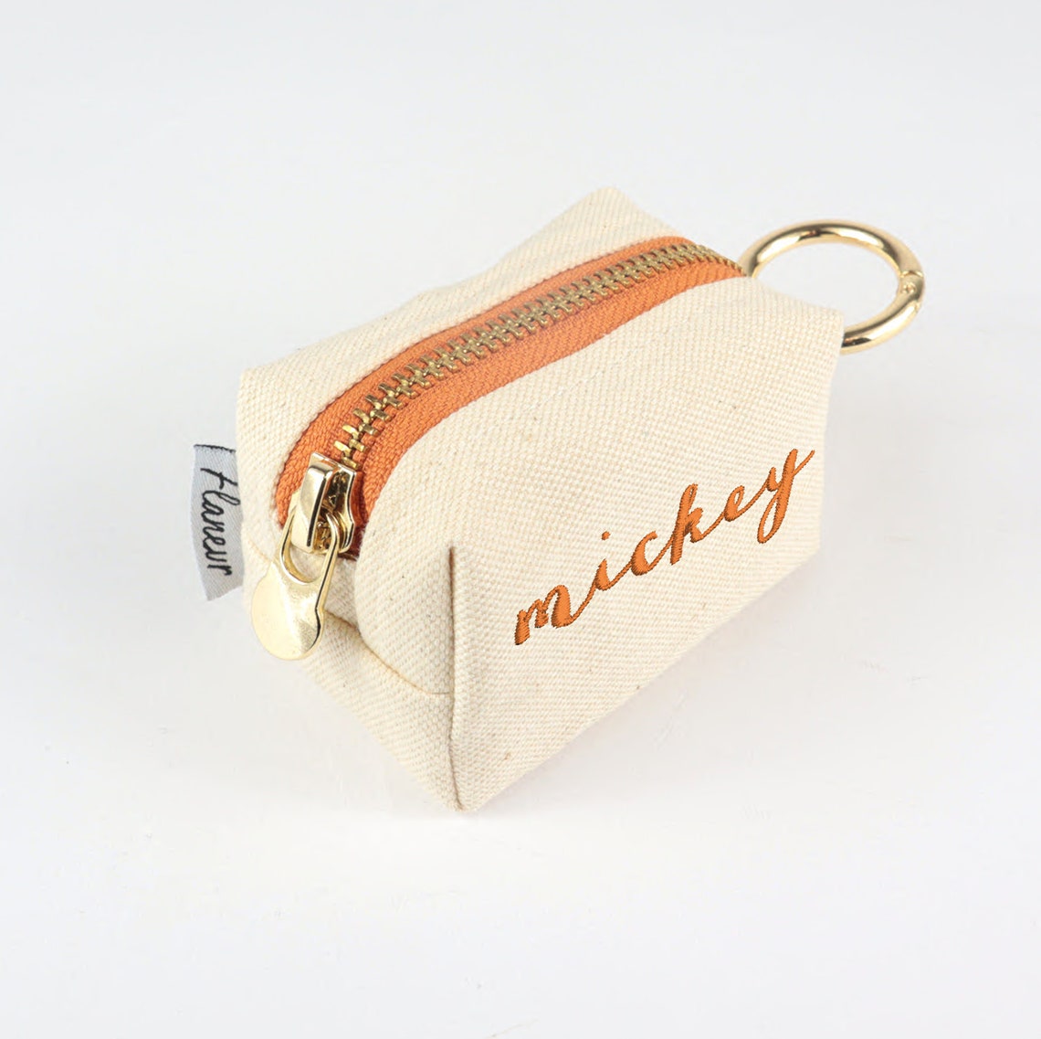 Personalized Poop Bag Holder Custom Zipper Poop Bag Holder Etsy