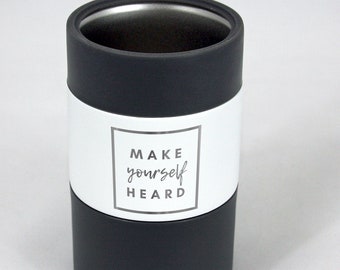 Enfriador de latas personalizado con diseño de pez sapo: soporte antivuelco de 355 ml