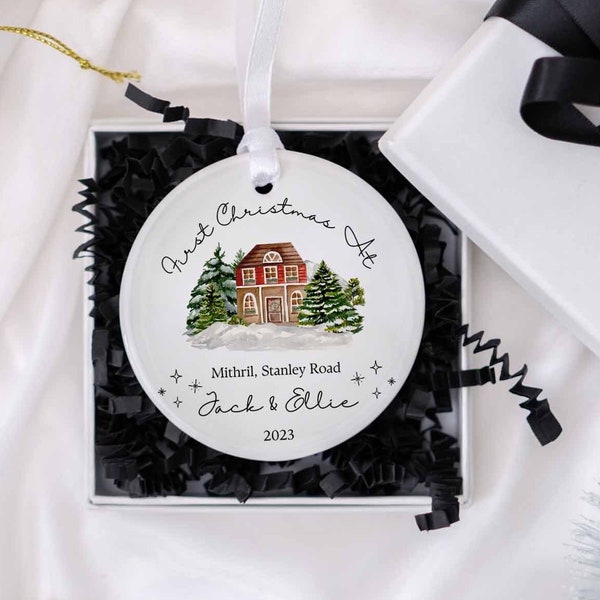 Personalised New Home Christmas Ornament New Homeowner Gift House Warming Gift Personalised Bauble New Home Presents Home Sweet Home