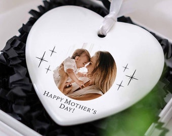 Personalised Mothers Day Photo Gift Heart Ornament Mothers Day Presents, Gift For Mum, Nanny Gift, Mummy Gift, Mum Gift