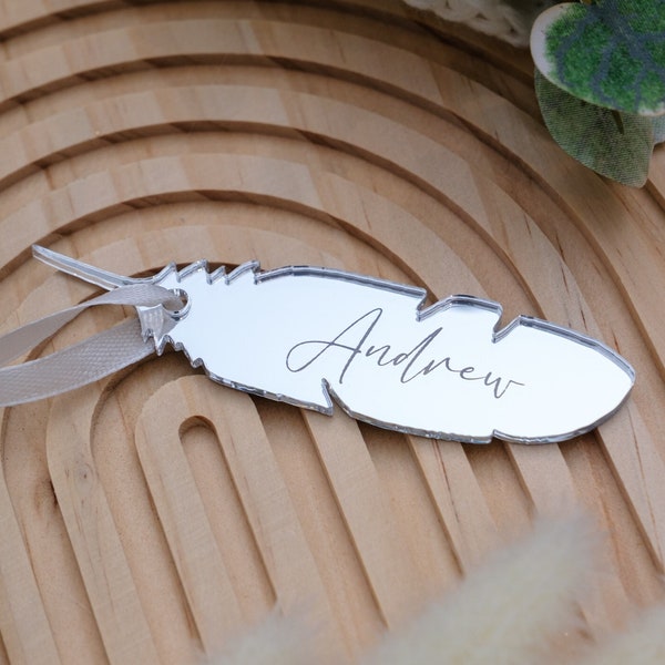 Feather Funeral Gift Keepsakes Funeral Favor Celebration of Life Memorial Service Funeral Programme Favour Ideas Christmas Ornament Sympathy