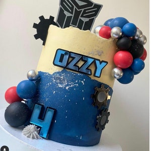 Dubbellaagse acryl caketopper naam en nummer jongen verjaardag acryl dubbellaagse cakebedel gepersonaliseerde naam caketopper baby 30 jongen