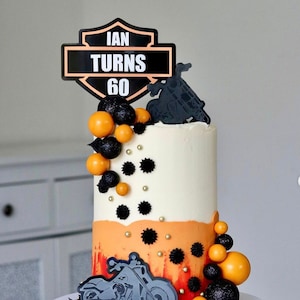 Motorbike Cake Topper Personalised Motor Bike Cake Topper Motorbike Cake Ideas Man Cake Topper For Men