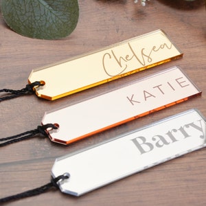 Wedding Favour Ideas in Bulk Wedding Name Place Book Mark Wedding Favour Name Tag Bookmarks Personalised Gift Tag Acrylic Name Tags