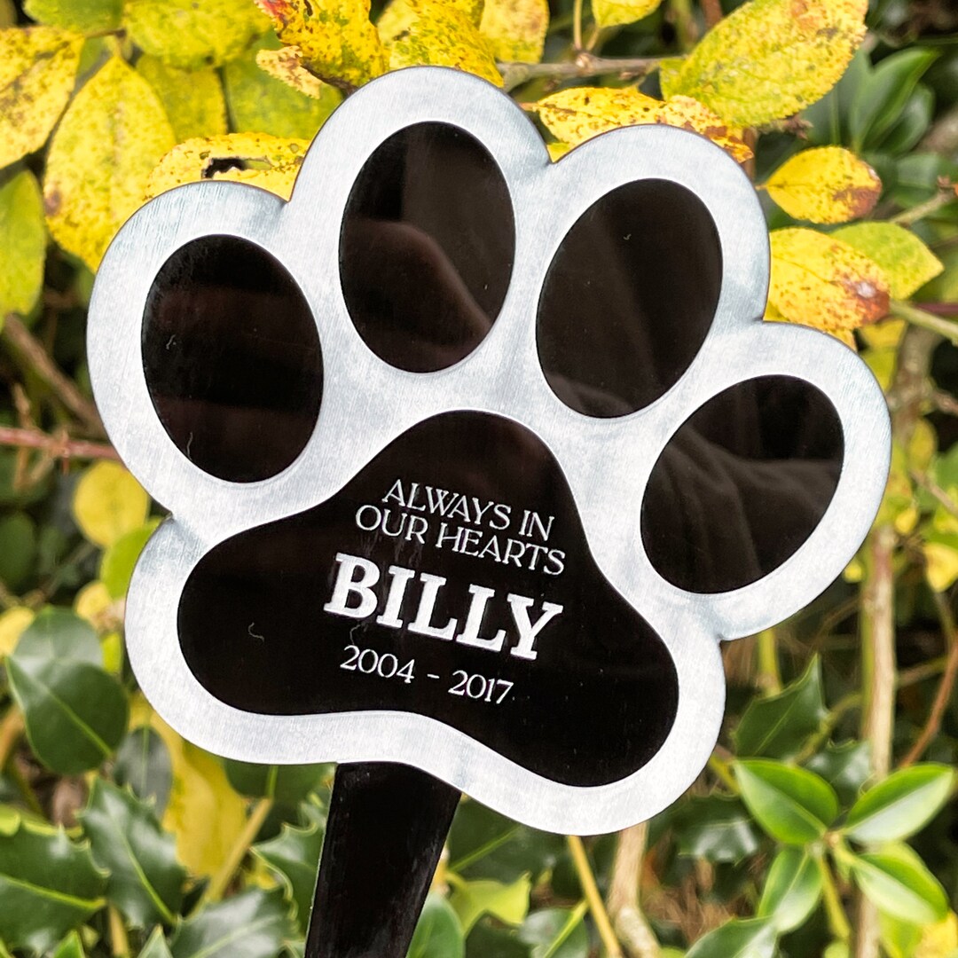 Dog Memorial Gift Cat Memorial Ornament Loss of a Pet Gift Dog Grave ...