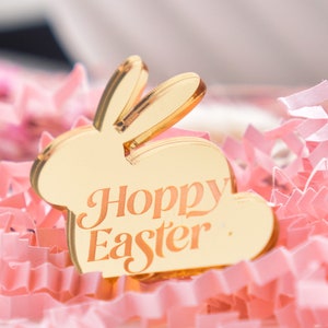 Easter Cupcakes Hoppy Easter Cupcake Toppers Acrylic Cake Decorations Cake Topper Rabbit Bunny Cupcake Easter Cupcake Ideas