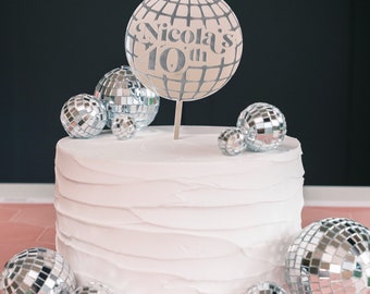 Disco-Kugel Cupcake-Ständer, 3-stöckig, Silber Glitzernd – Für Partys, Geburtstage & Events
