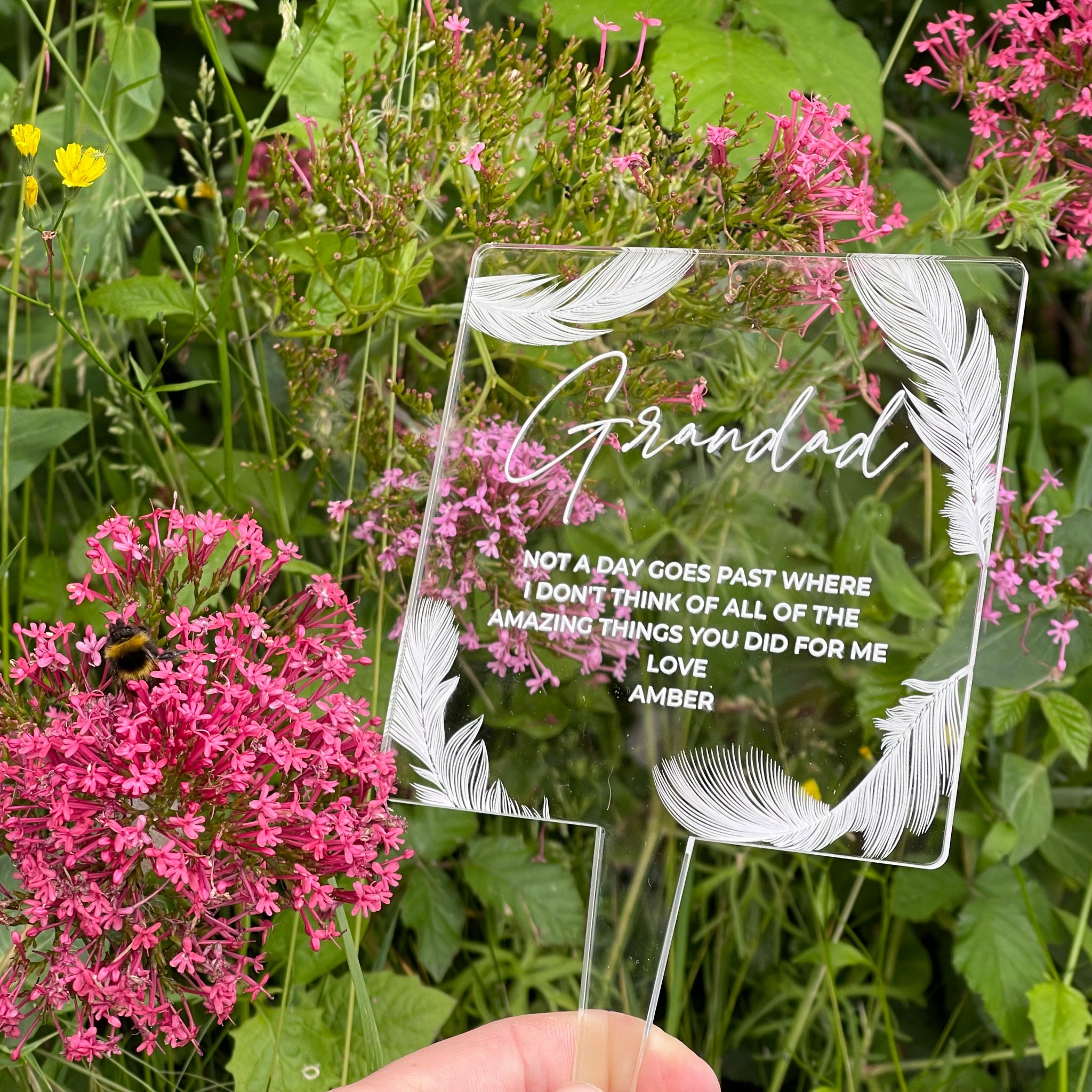 Grave Decoration for Cemetery Personalised Grave Ornament Etsy UK