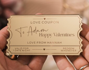 Valentines Day Presents Love Coupons Date Night Ideas Romantic Gifts Fun Valentines Gift Love Vouchers Anniversary Gift Keepsake For Him Her