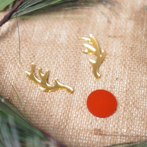 Reindeer Cupcake Toppers Christmas Cake Decorations Rudolph Cake Topper Christmas Cake ideas Reindeer Antlers Topper inketch