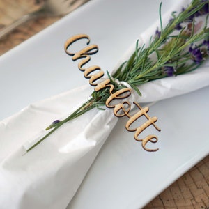 Wedding place name decor laser cut