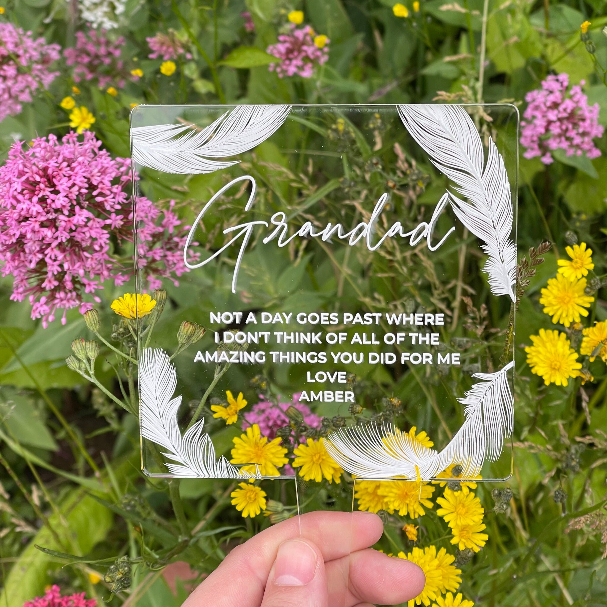 Grave Decoration for Cemetery Personalised Grave Ornament Etsy UK