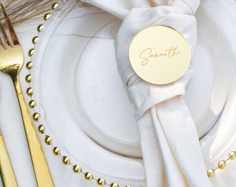 Personalisierte Hochzeit Name Orte Kreis Personalisierte Hochzeit Gunsten Namen Tags Platzierung Karten Acryl Hochzeit Name Plates Tischdekoration