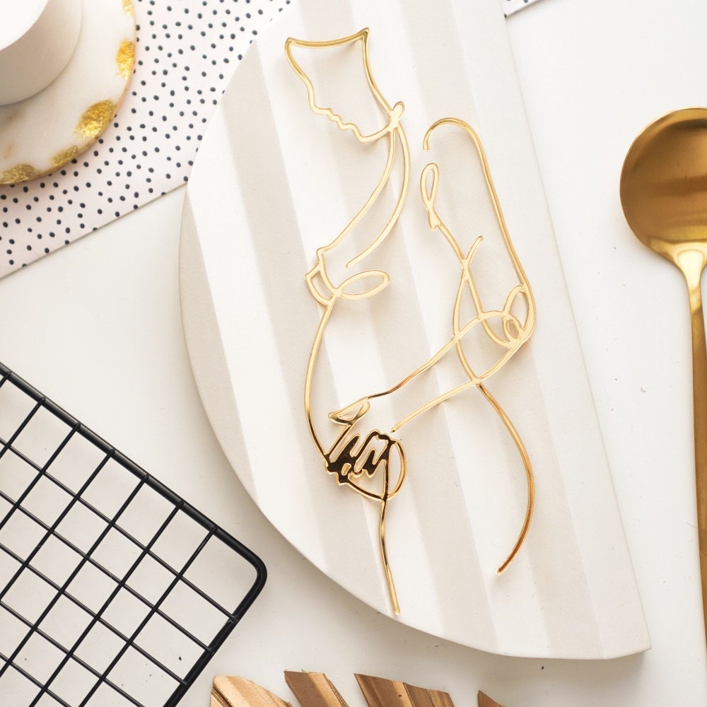 Pregnant Lady Baby Shower Cake Topper Baby Shower Ideas Etsy UK