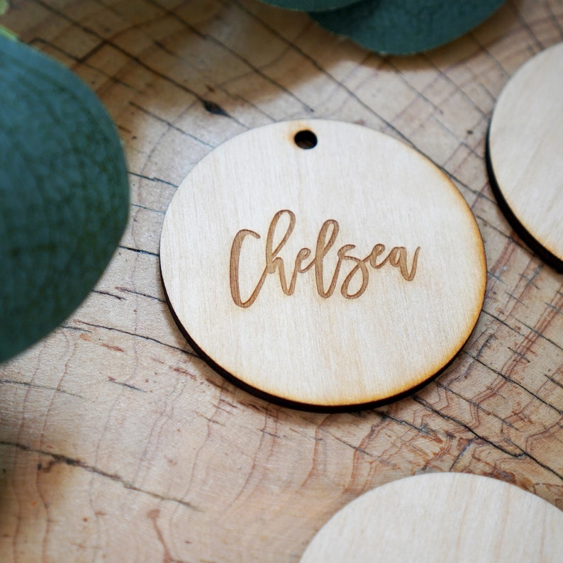 Personalised Name Place Settings Laser Cut Name Tags Wedding Etsy UK