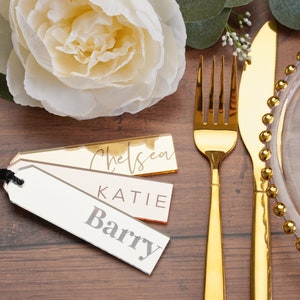 Wedding Favour Ideas in Bulk Wedding Name Place Book Mark Wedding Favour Name Tag Bookmarks Personalised Gift Tag Acrylic Name Tags image 6