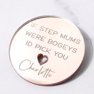 Funny Step Mum gift Mothers Day Gift Magnet Gift for Step Mom Like a Mum Second Mum Gift Step Mom Gift Step Mum Gifts Personalised