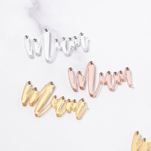 Mama Kuchen Charm Spiegel Acryl Muttertag Cupcake Topper Geburtstag Mama Kuchen Topper Name Kuchen Charms Nan Dad Grandad Daddy