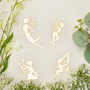 Fairy Cake Topper Fairy Cake Charm Acrylic Fairies Fairy Cake Decoration Fairy Cake Decor Fairy Door Fairy Wings Fairy Garden