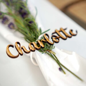 Rustic gift name tag