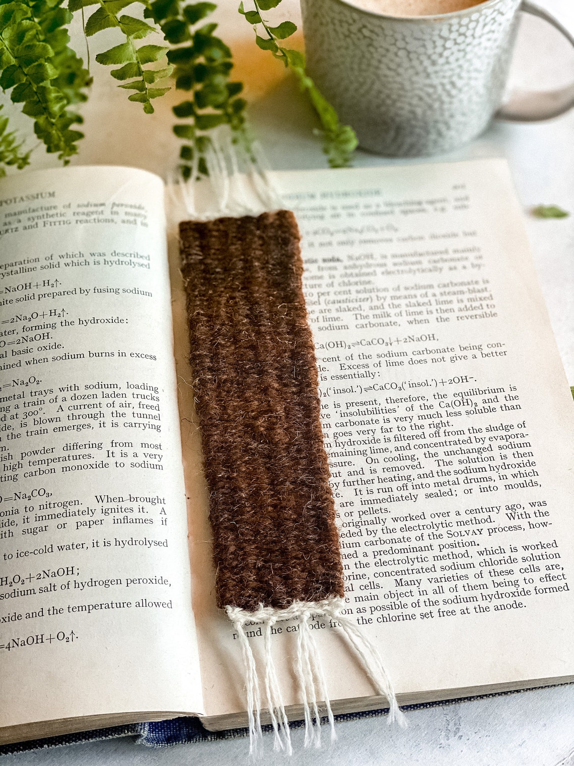 Handwoven Wool Bookmark Woven Accessories Handmade Etsy