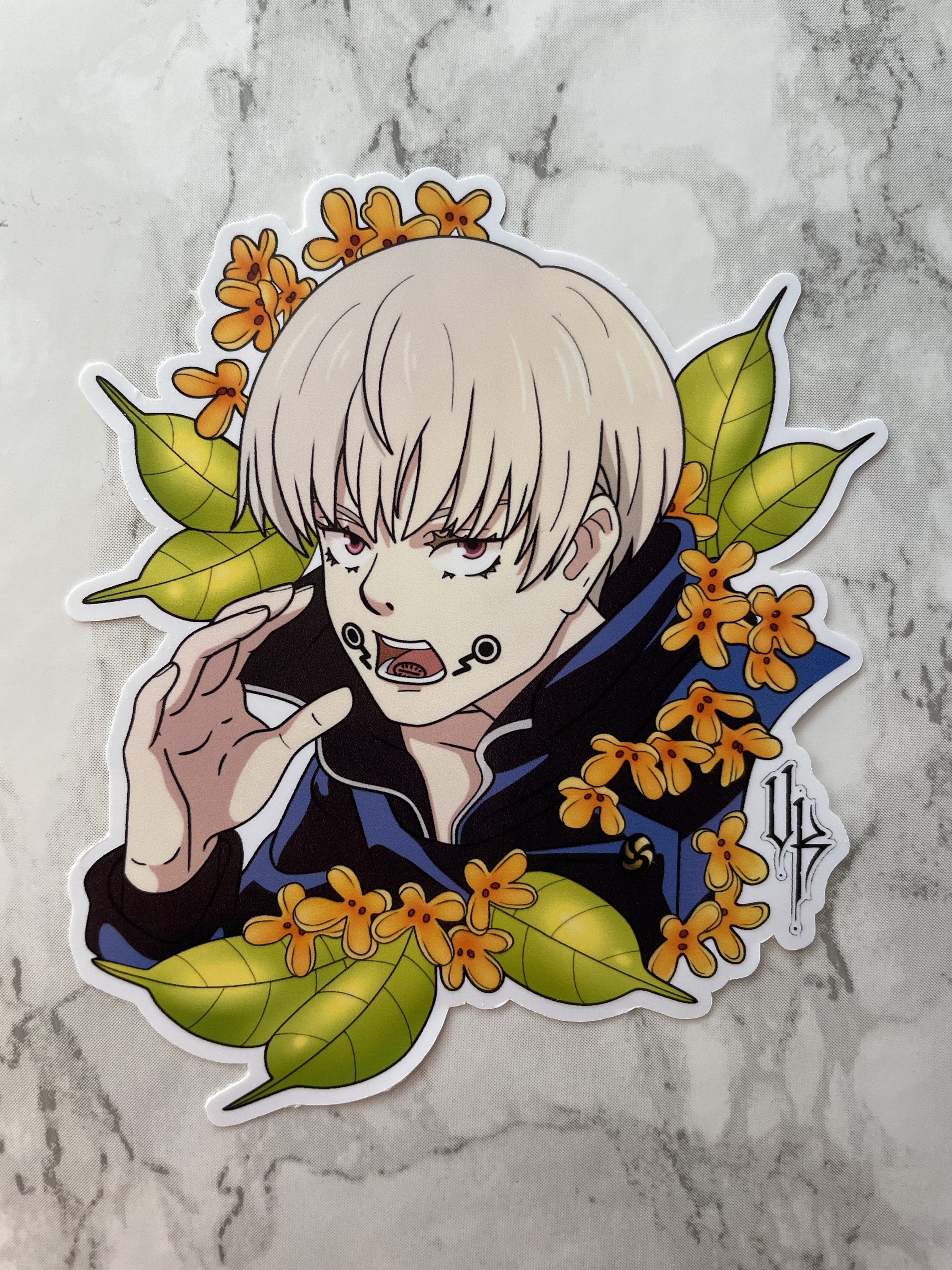 set x3 stickers toge inumaki jujutsu kaisen high quality