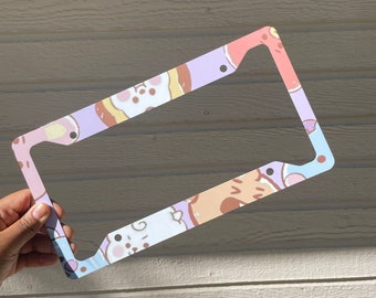 BT21 License Plate Frame: Bangtan BTS ARMY Aluminum Car Decor
