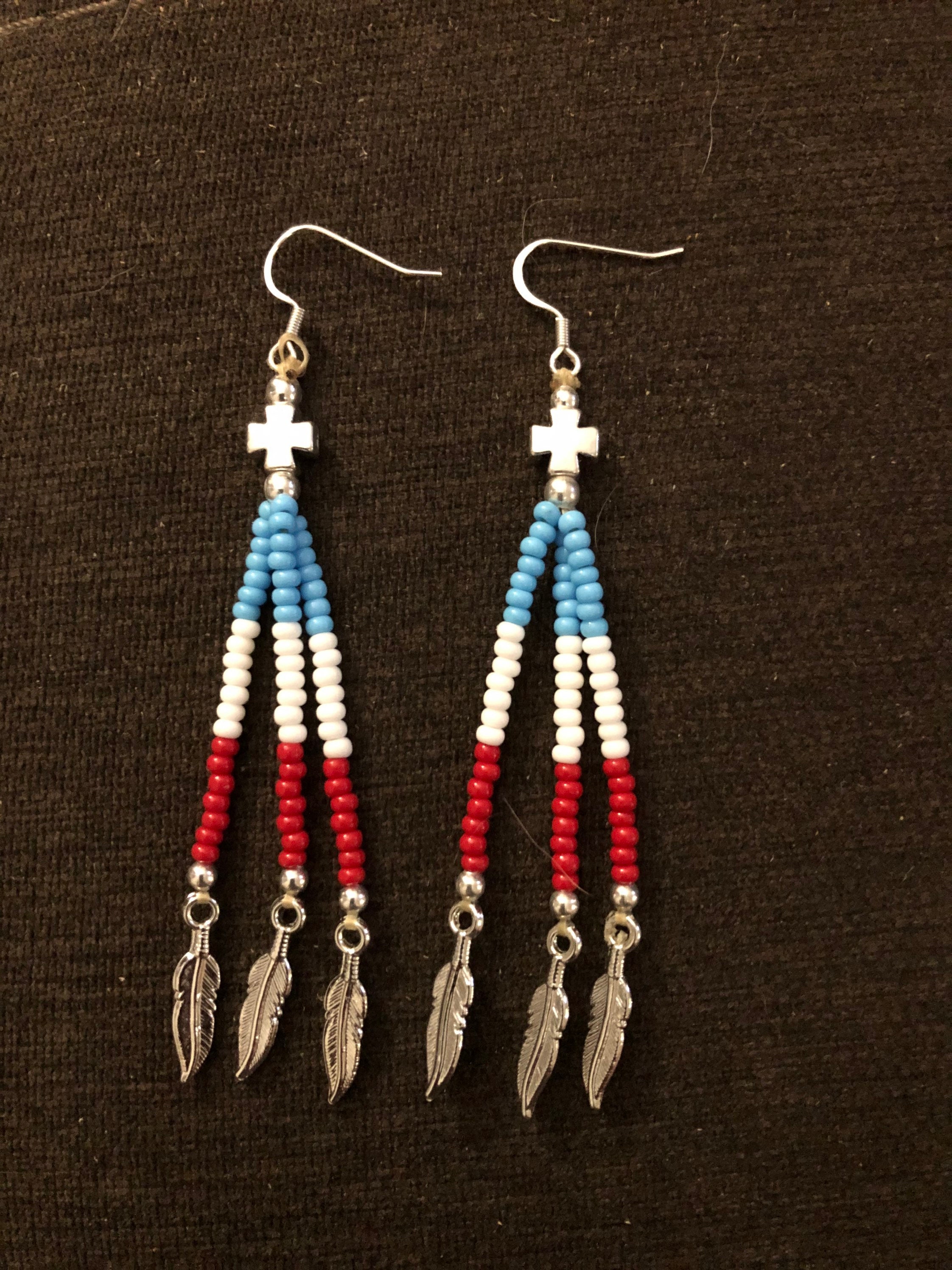 Yaqui colors earrings Etsy