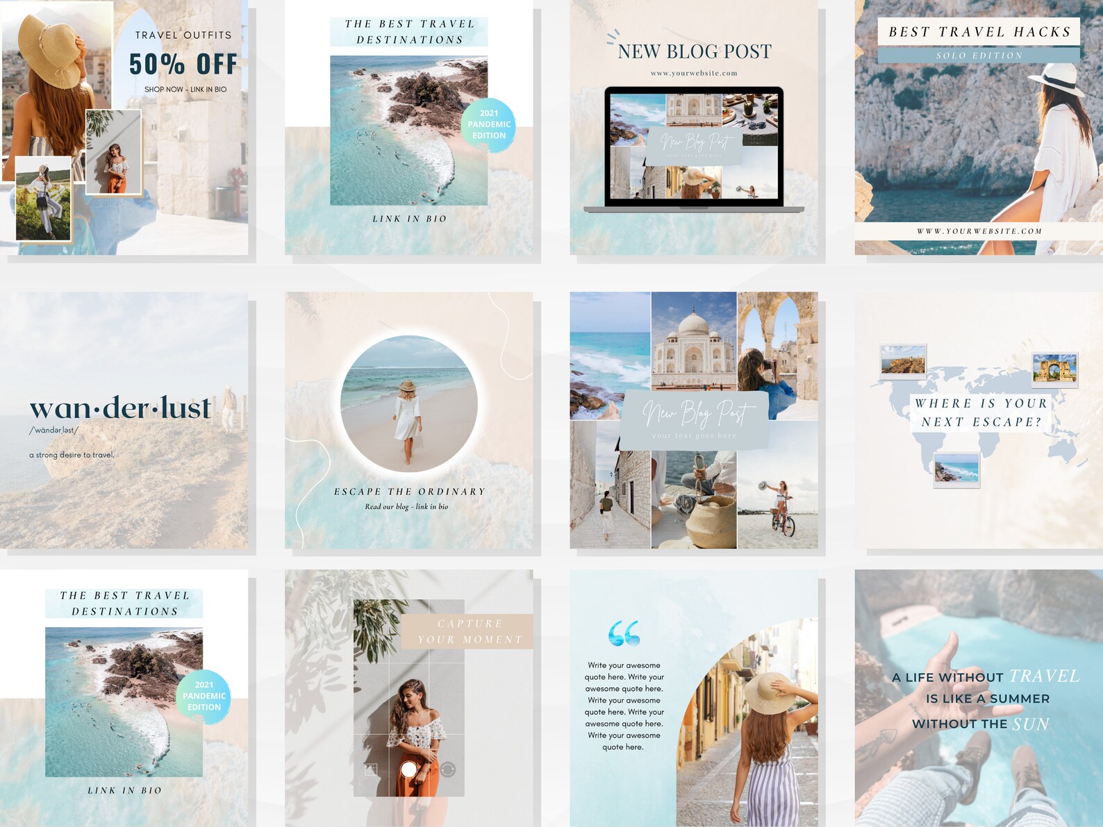 travel blog post template