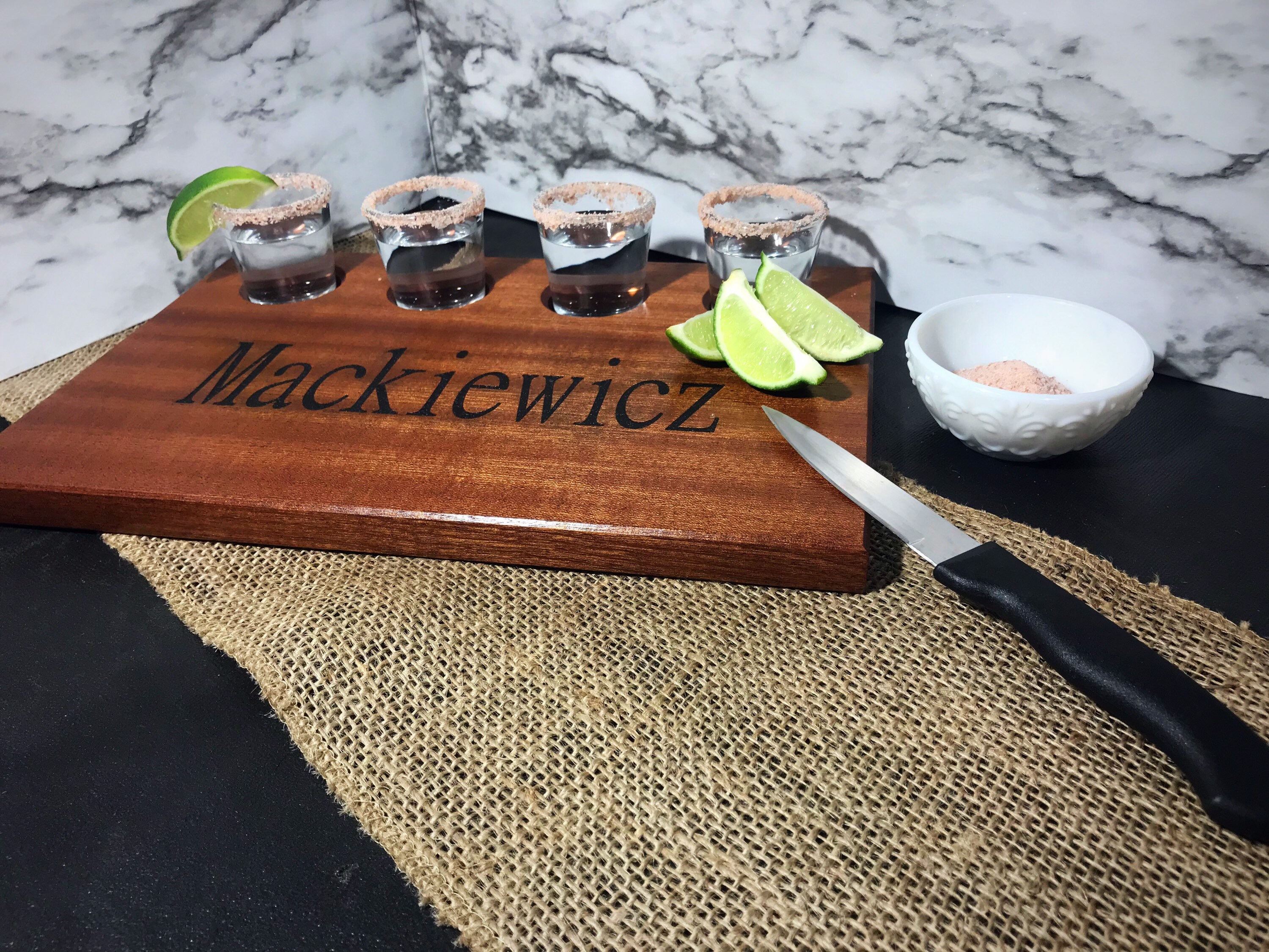 Shot Glass Board / Shot Glass Flight / Charcuterie Board / Etsy España