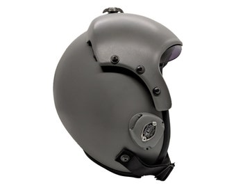 Plain Grey HGU-33 Flight Helmet Movie Prop of USN United States