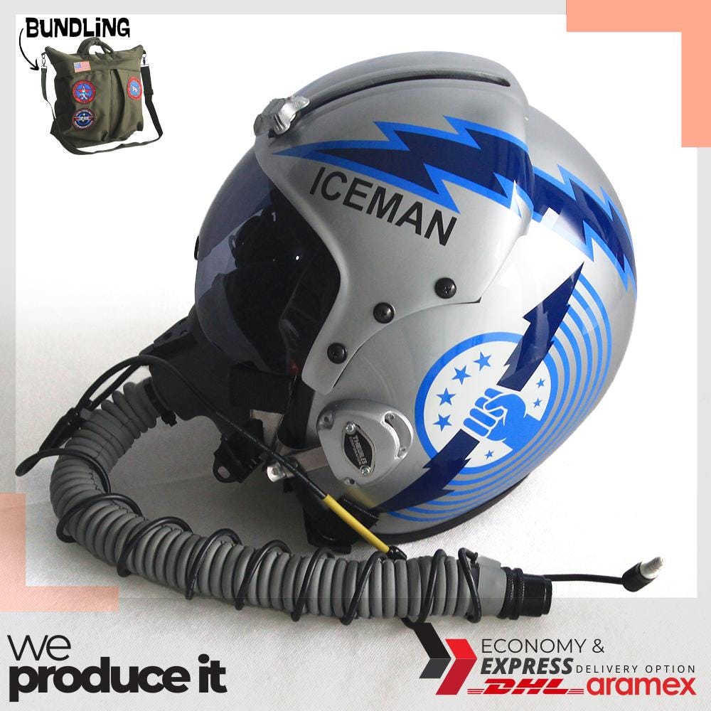 トップガン アイスマン HGU-33 フライトヘルメット 映画小道具 USN