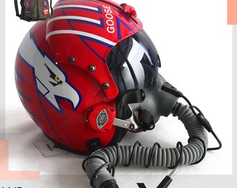 トップガン グース V2 HGU-33 フライトヘルメット 映画小道具 USN