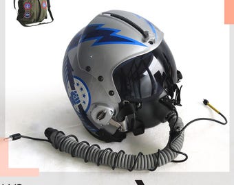 【レア】レプリカ　HGU-33 トップガン アイスマン トップガン アイスマン HGU-33 フライトヘルメット 映画小道具