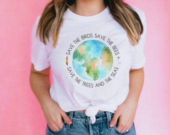 Camiseta del Día de la Tierra, Camisa Ambiental, Salvar la Tierra, Salvar el Planeta, Día de la Tierra todos los días, Camiseta, No Planeta B, Respeta a tu Madre