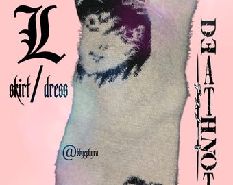 L Deathnote pencil skirt crochet