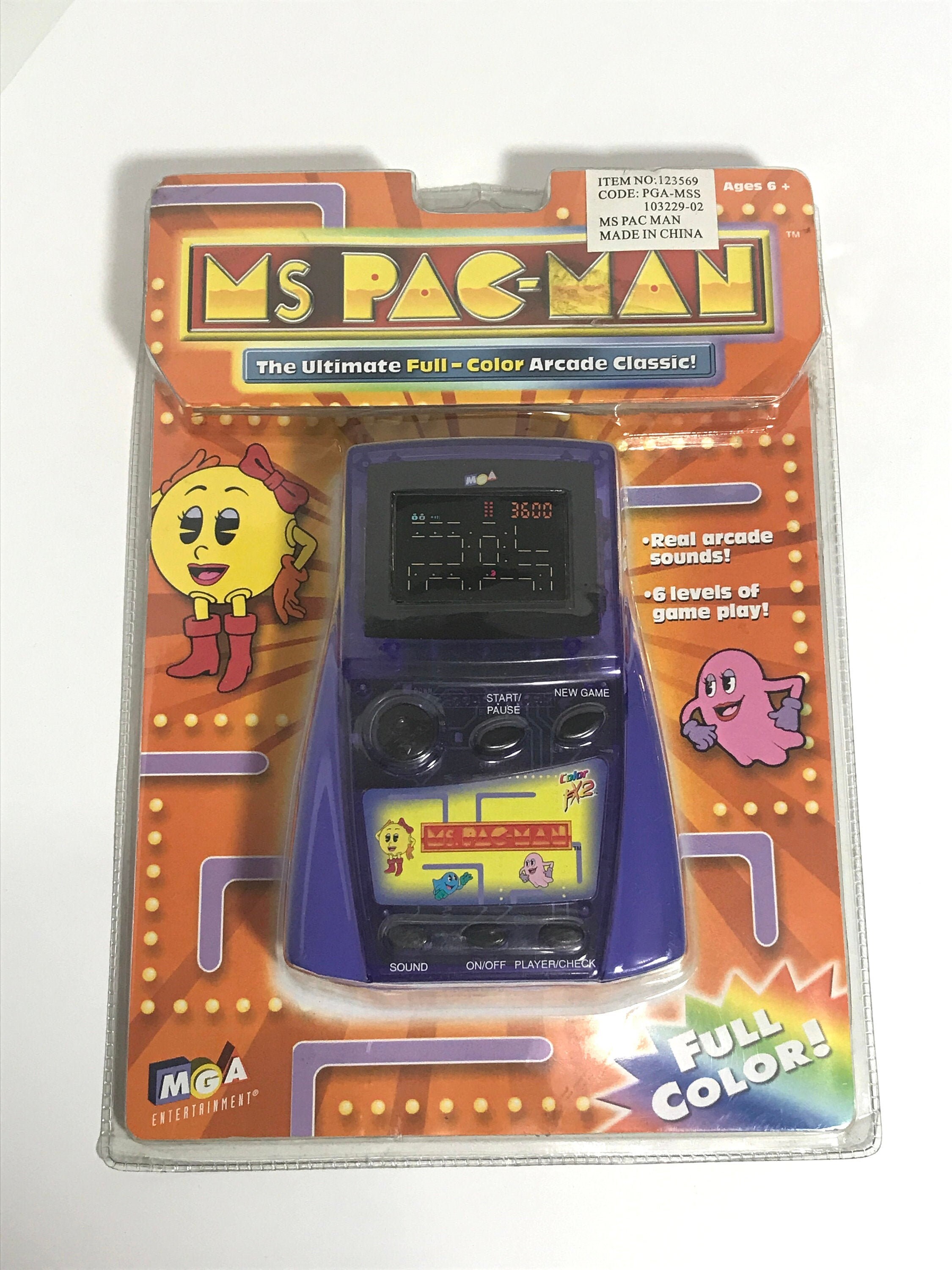 Vintage Ms Pac-man Handheld Travel Game New Sealed in - Etsy