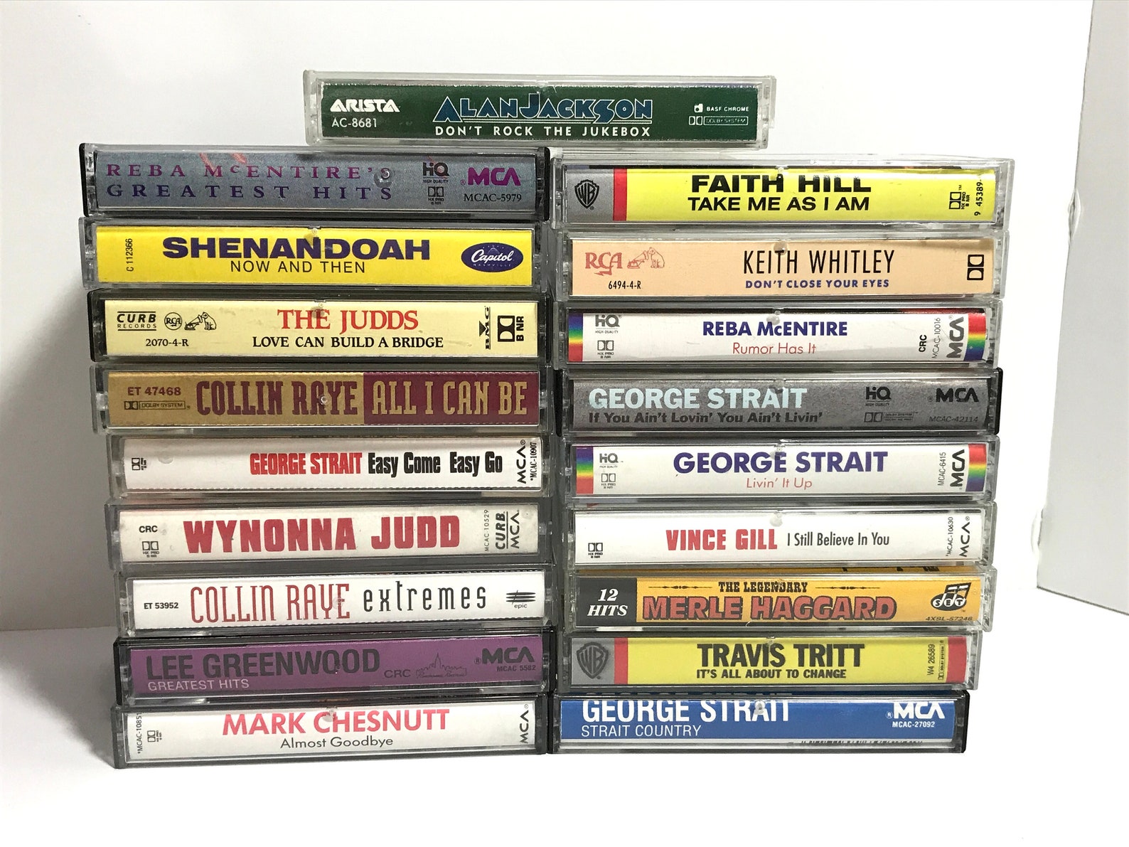 Vintage Country Cassette Tapes 80s and 90s Country Music Etsy