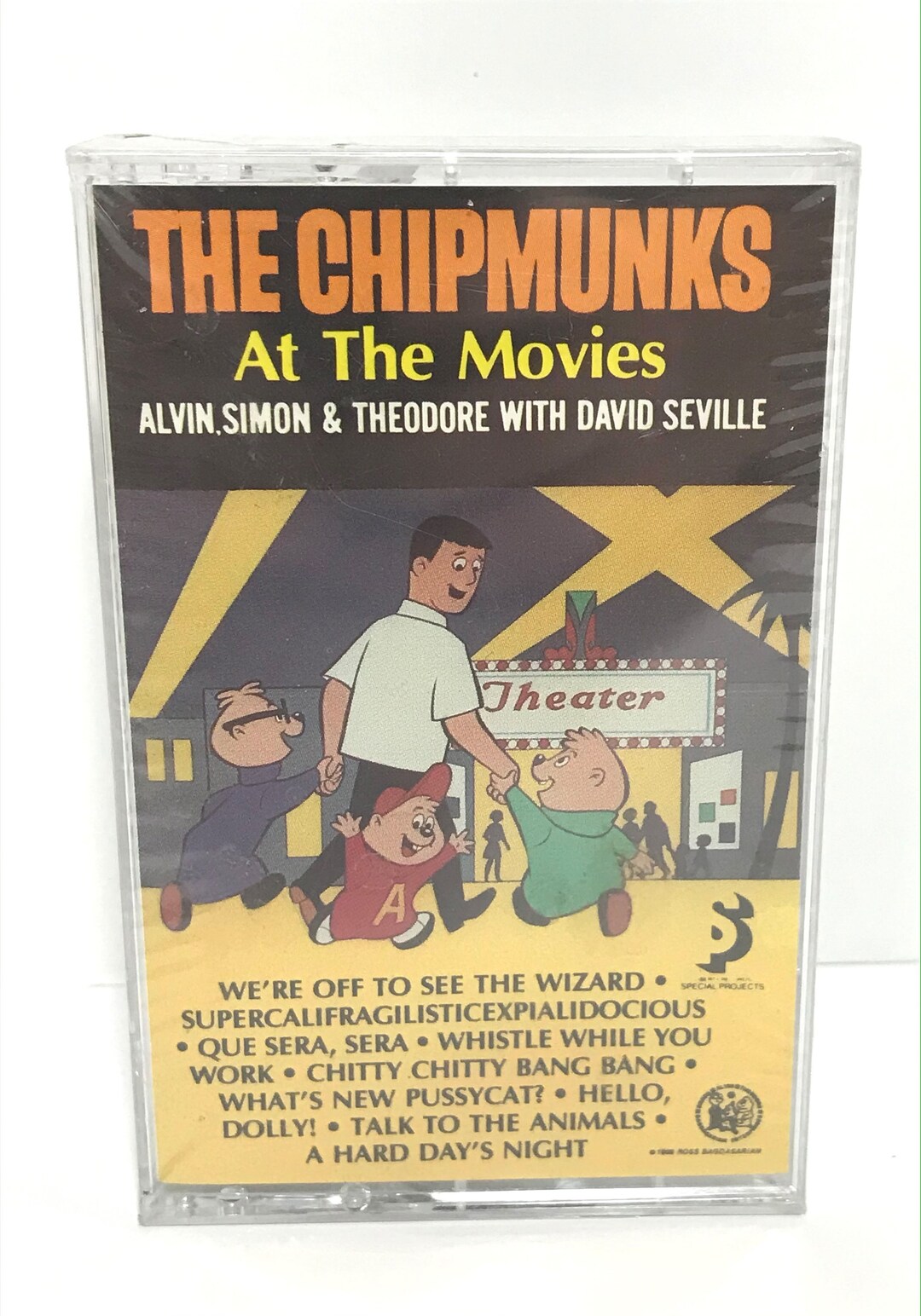 The Chipmunks at the Movies Vintage Cassette Tape Alvin Etsy