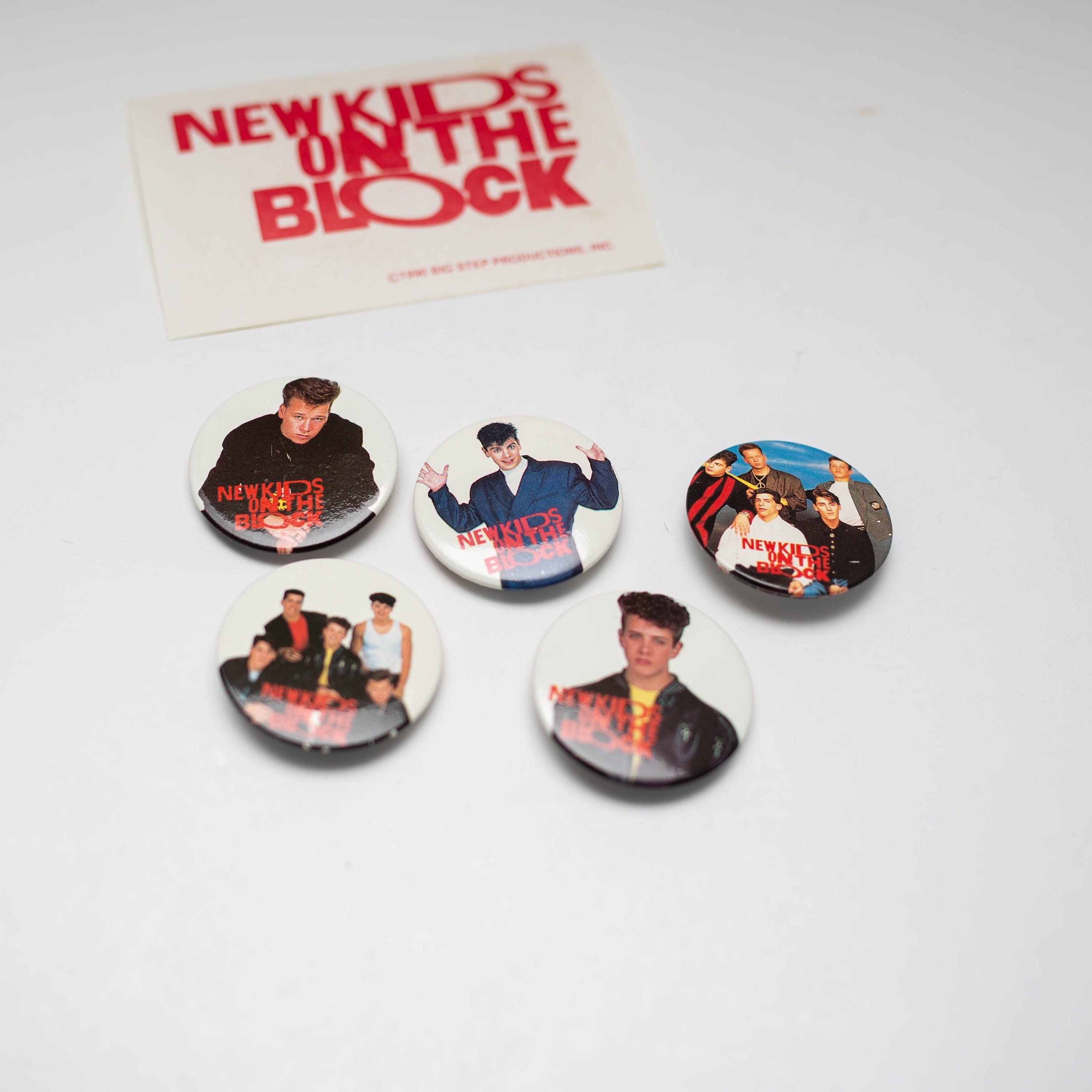 1" pinback buttons inspired by New Kids On the Block NKOTB 