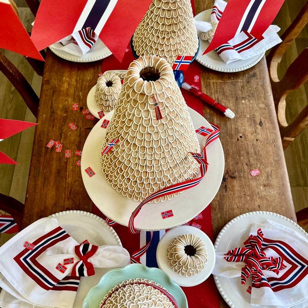 Norwegian Kransekake delivered straight to your door, nationwide! Handcrafted, small-batch artisanal kransekake baked to order
