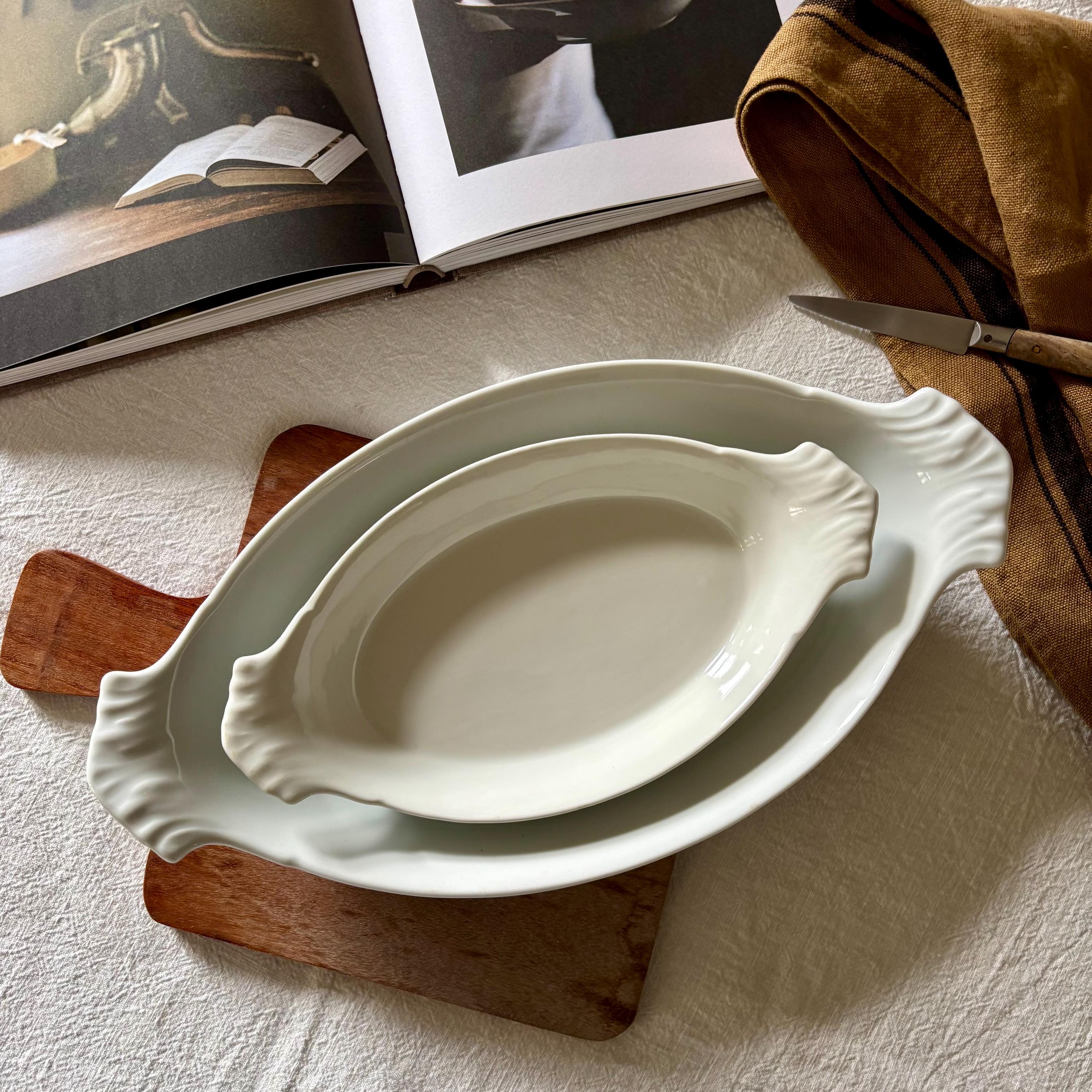 Plat à Foie Gras En Porcelaine Apilco – Forme Canard – Fabriqué En France