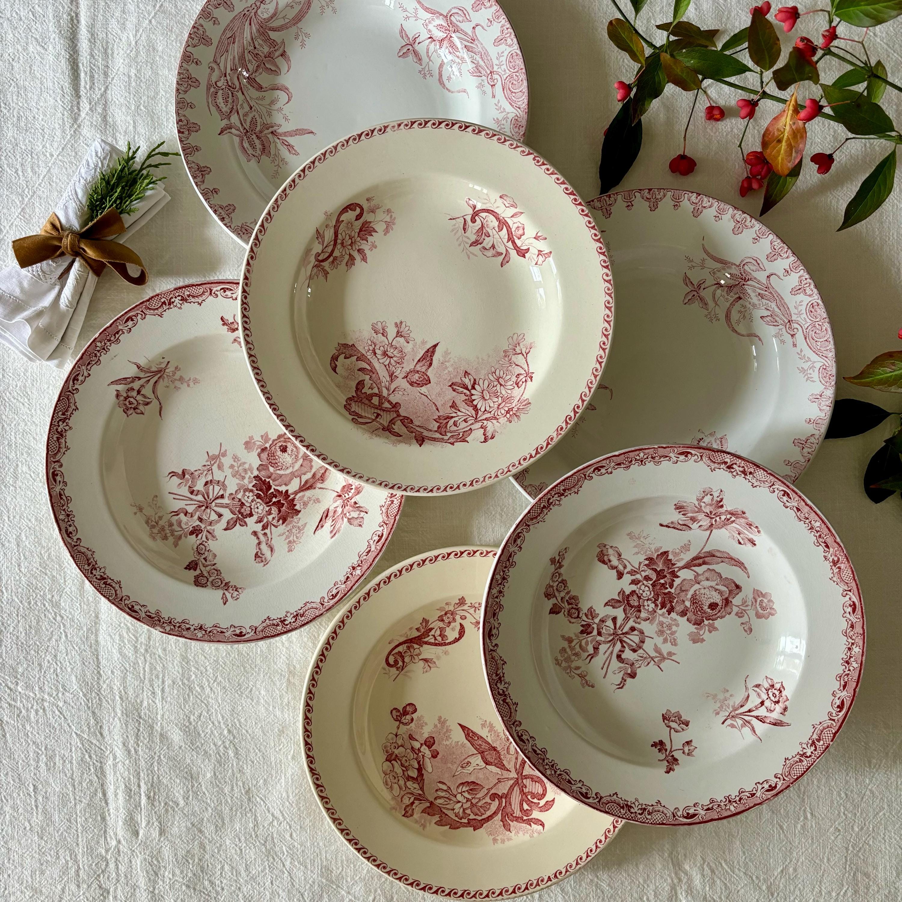 Creil soup plate - Etsy 日本